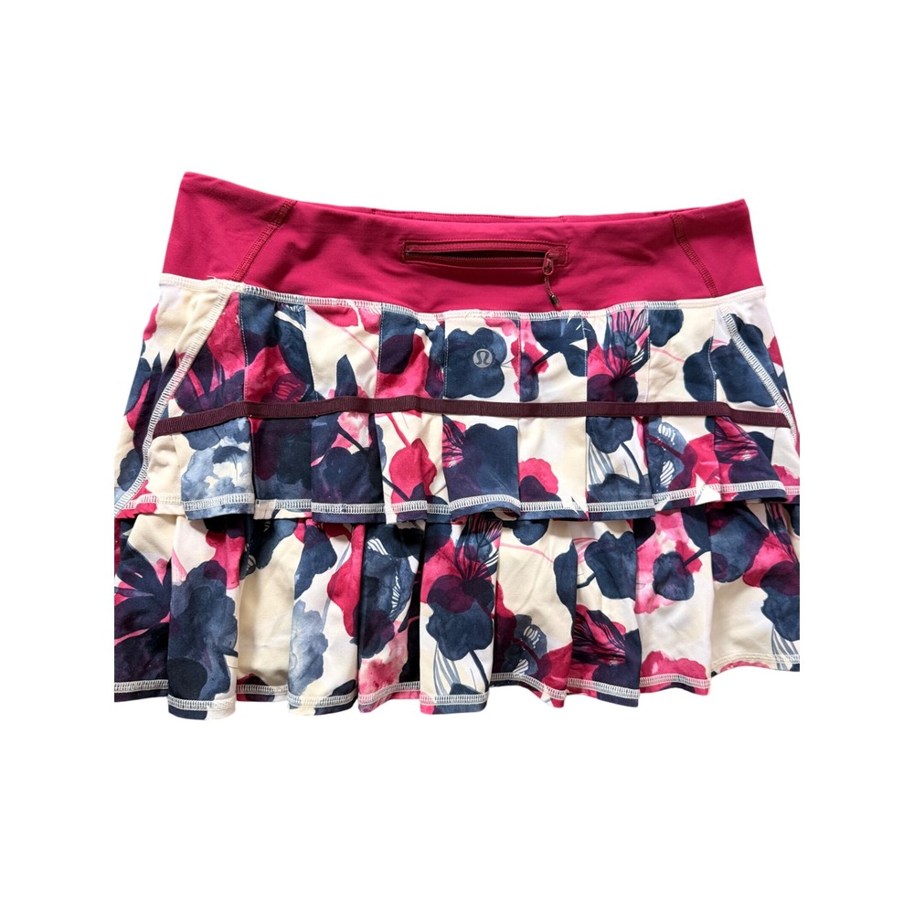 Lululemon Ruffle Floral Tennis Skirt Size 8
